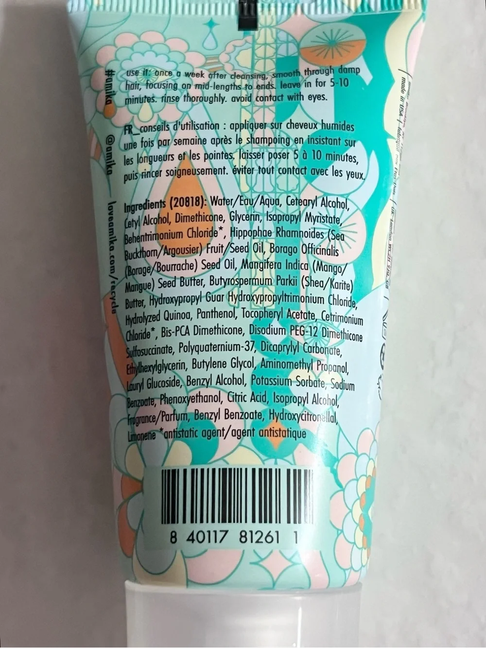 Sealed Amika THE KURE Intense Strength Repair Mask TRAVEL SIZE